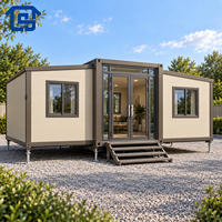 Maison conteneur en acier robuste avec structure galvanisée et panneaux étanches pour bureau de chantier, camp, dortoir, logement