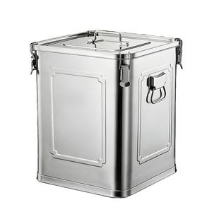 Ensemble de récipients de stockage <span class=keywords><strong>alimentaire</strong></span> en acier inoxydable SS304 de qualité <span class=keywords><strong>alimentaire</strong></span>, hermétiques et étanches, pour café, huile, cuisine - Product Image 1