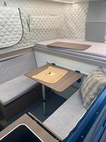 Mini Caravane Cellule Amovible Légère Moderne à Toit Relevable 4x4 pour Pick-up avec Structure en Aluminium Capacité 2 Personnes