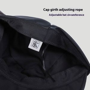 Gorro Newsboy de Piel Sintética para Mujer, Estilo Elegante y Moderno, Gorra Plana Tipo Boina, Novedad Otoño Invierno - Product Image 3