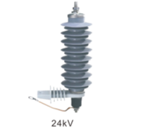 YH10W-36 36kV haute tension polymère oxyde de métal caoutchouc de silicone parafoudre personnalisé avec support parafoudre
