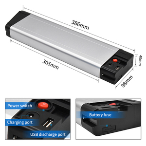 Batterie de vélo électrique en gros d'usine, batterie lithium-ion <span class=keywords><strong>36V</strong></span> 48V 10Ah 13Ah <span class=keywords><strong>15Ah</strong></span> pour vélo électrique pliable 1000W avec chargeur - Product Image 4
