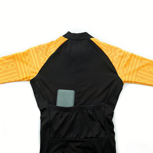 Combinaison de triathlon à manches courtes avec logo personnalisé par sublimation, tenue de vélo de montagne pour l'été, ensemble de combinaison de descente, nouveau style de tenue de cyclisme - Product Image 4