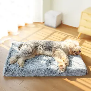 beste wasserdichte hund decke Suppliers-Große Flauschigen Premium Hund Ängstlich Angst Memory Foam Plüsch Luxus Orthopädische Pet Hund Bett