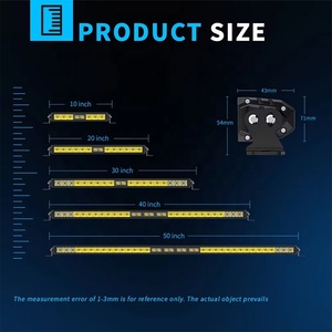 Fendo 30W 20 inch Chất lượng cao siêu sáng bội thu mái đa chức năng 6000LM dẫn thanh ánh sáng IP68 chống nước 10-30V - Product Image 2