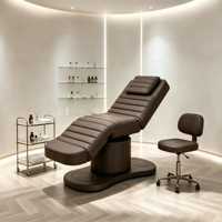 Mobilier de salon de beauté pour esthéticiennes : Lit de soin électrique, lit de cosmétique pour cils, chaise de massage et de soin du visage, chaise de dépilatoire