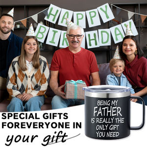 Taza de Viaje de Acero Inoxidable 304 de Doble Pared y Aislamiento de 14 oz, Libre de BPA, con Asa y Tapa Antiderrames, Aislamiento Térmico de 6 a 12 Horas - Product Image 5