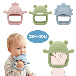 Mordedor de Silicona de Grado Alimenticio para Bebés, con Forma de Animal, Antideslizante, para Bebés de 3 Meses o Más, Venta al Por Mayor - Product Image 1