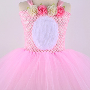RTS enfant en bas âge filles cadeau doux robe fête de Pâques habiller Performance lapin Tulle robe Costume pour enfants filles - Product Image 5