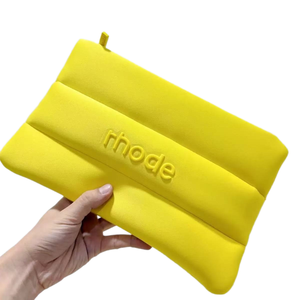 Elegante Bolsa de Maquillaje de Neopreno, con Diseño Personalizado, Logotipo y Color a Medida, Portátil, con Cierre, para Guardar Cosméticos - Product Image 4