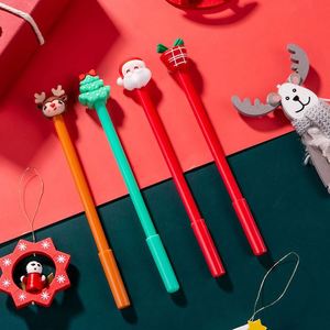 Christmas Plastic Gel <b>Pens</b> with logo Custom <b>Pen</b> Santa's Reindeer Suitable As a Gift for Children Ballpen Wholesale Ballpoint <b>Pen</b> - Product Image 2