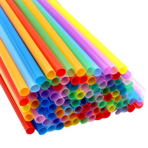 Lot de 500 pailles <span class=keywords><strong>en</strong></span> <span class=keywords><strong>plastique</strong></span> jetables colorées - 8 couleurs pour fêtes - Product Image 6