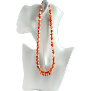 Nativo de ostra espinosa collares Kewa Santo Domingo 925 collar de plata esterlina - Product Image 1