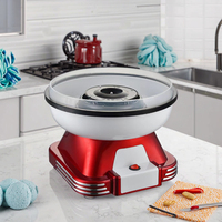 Nouvelle machine à barbe à papa électrique à ventouse pour enfants, machine à barbe à papa en sucre, machine à barbe à papa pour un usage domestique et pour les fêtes
