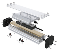 Actionneur linéaire Maglev à guidage externe KNK KTM, moteur à entraînement direct, plateau de positionnement haute vitesse et haute rigidité pour machine CNC