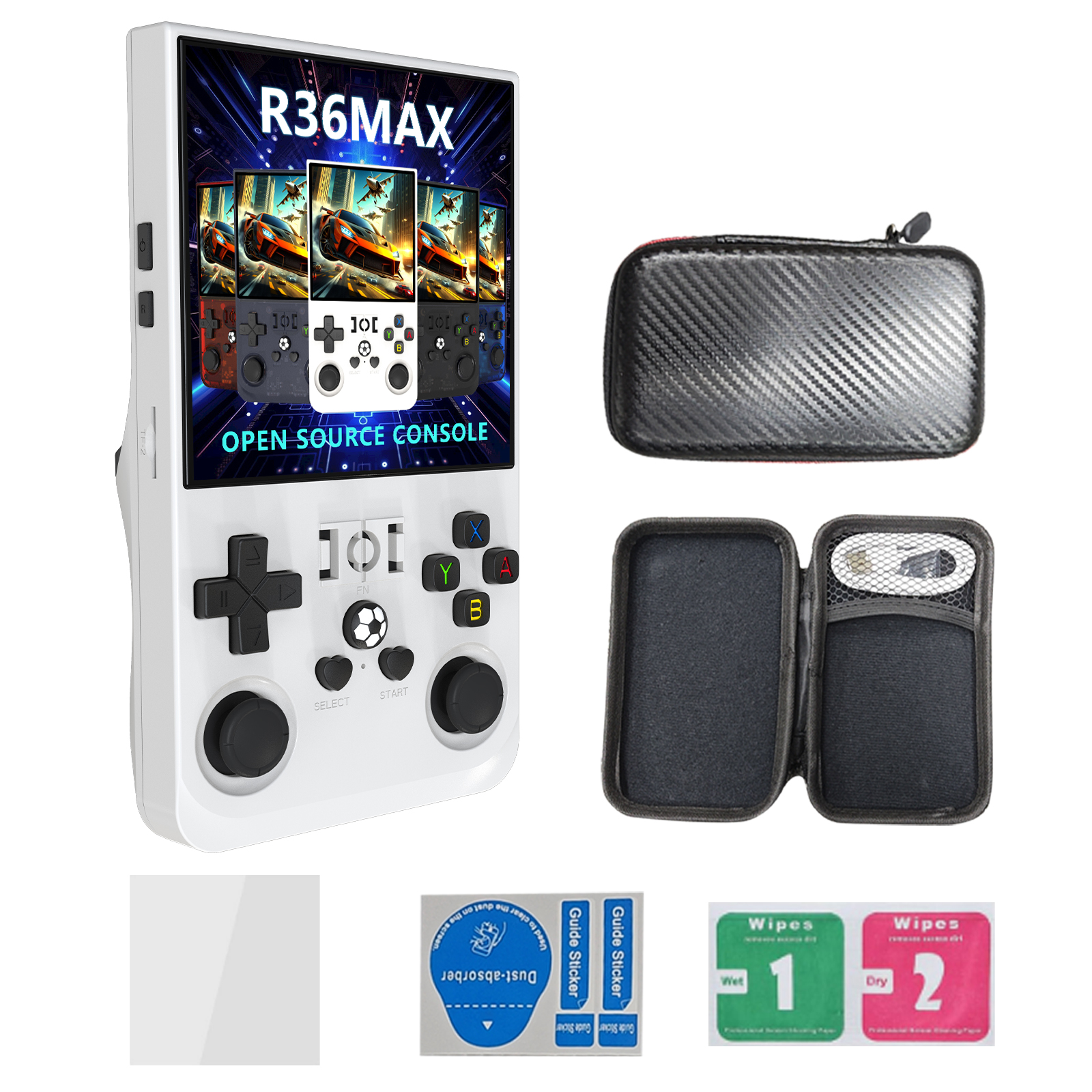 R36 Maxハンドヘルドゲームコンソール4インチスクリーン64G
