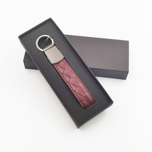 Fashion Business Gift Custom Eco-Friendly Durable Leather Keychain for Men Women Custom Logo Options-Car Key Strap Waist Wallet - Product Image 3
