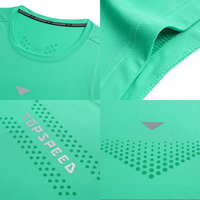 T-shirt de sport pour homme, best-seller, grande taille, avec tissu élastique, respirant et à séchage rapide.