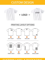 T-shirts vintage en coton 100% 270GSM, personnalisables, surdimensionnés, effet délavé, vente chaude, t-shirts brodés pour hommes