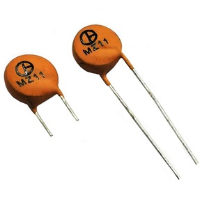 100 Ohm PTC thermistor mz10 10P 10mm 120c 80-120r Dip-2 màu xanh lá cây điện trở - Product Image 6