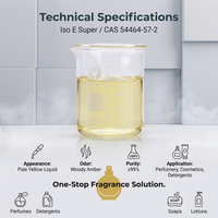 CAS 54464-57-2 Iso E Super Fixateur de Parfum Liquide Pureté 99% Ambrotone Matière Première Synthétique pour Parfums et Arômes Longue Durée