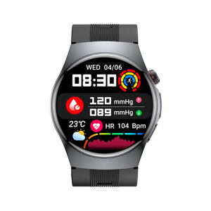 Montre connectée professionnelle unisexe S201 avec commande vocale, suivi du sommeil nocturne, surveillance <span class=keywords><strong>de</strong></span> la fréquence cardiaque et du corps, pour les soins aux personnes âgées - Product Image 4