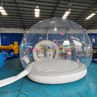 Tente gonflable à bulles transparente igloo dôme tente pvc globe clair gonflable maison à bulles pour camping en plein air fête de mariage