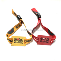 Bracelets événementiels personnalisés en PVC, bracelets VIP en polyester, billets d'entrée NFC RFID pour festivals et fêtes - Vente en gros