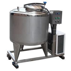 Serbatoio Refrigerato Mobile in Acciaio Inox 304 da 500l 100 500 1500 1000 Litri per Trasporto e Conservazione del Latte - Product Image 1