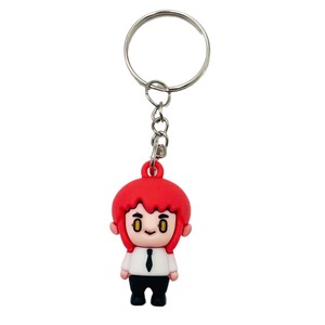 Porte-clés miniature créatif de Chainsaw Man, <span class=keywords><strong>figurine</strong></span> d'anime <span class=keywords><strong>Denji</strong></span> Pochita, breloque pour sac d'étudiant - Product Image 1