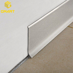 Rodapié de Cocina de Excelente Calidad Gmart, Azulejo Negro Mate, Acero Inoxidable, Granito, WPC, Perfiles de Zócalo de Yeso - Product Image 2