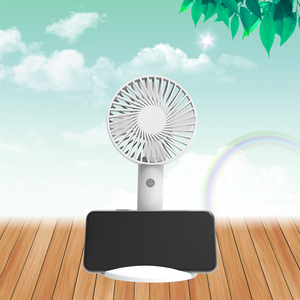 พัดลมพกพาอเนกประสงค์ขนาดเล็กพร้อมที่วางโทรศัพท์และลำโพงบลูทูธ - Product Image 1