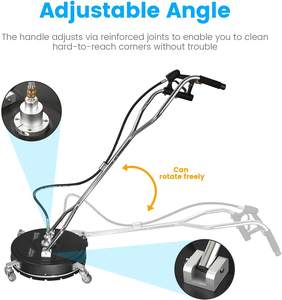 Nettoyeur de surface <span class=keywords><strong>pour</strong></span> nettoyeur haute pression 4500psi Nettoyeur à disque en acier inoxydable 28Mpa avec roues - Product Image 6