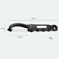 Multifunctionele 2 In 1 Vegetarische Aardappelschiller Keuken Roestvrijstalen Groente-En Fruitschiller Met Plastic Grip