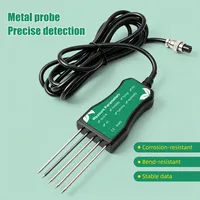 Testeur de sol numérique haute précision 9 en 1 pour jardin, capteur NPK, pH-mètre, EC-mètre, sonde de température, d'humidité, de salinité et de fertilité