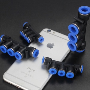 Conectores Neumáticos de Plástico de Empuje Rápido, Kit de Conexión Rápida de 5 Vías - Product Image 6