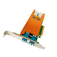 Adaptateur de dérivation de serveur Ethernet PCIe V2.0 à double port 10g GH1002EBPLR-V3.1 de carte réseau Ethernet avec puce 82599ES