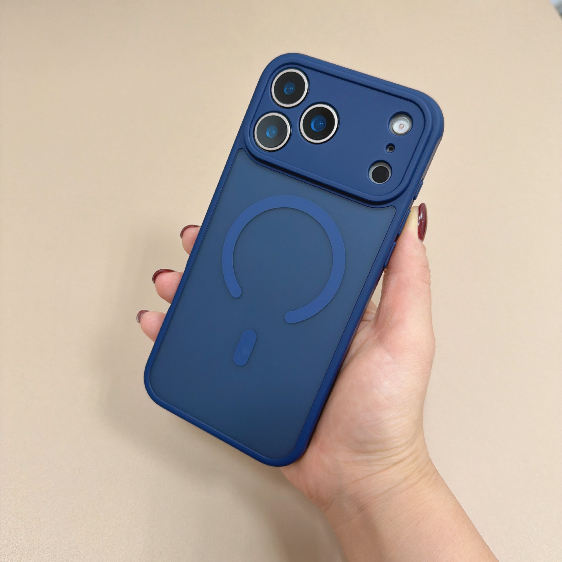 Aspiration magnétique bleue + N52 (trou de précision de l'objectif)