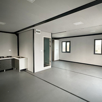 Petite maison de 2 étages préfabriquée à prix réduit prête à l'emploi mini de luxe modulaire de conception moderne avec chambre à coucher maison préfabriquée villa