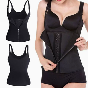 Top Moldeador de Cintura para Mujer con Cremallera, Control de Abdomen, Sin Mangas, Ropa Deportiva, Prenda Interior Moldeadora - Product Image 5
