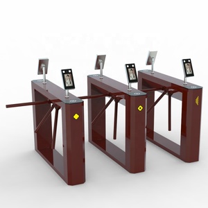 Cổng quay điều khiển truy cập ngoài trời Ba thanh với cầu nhận dạng khuôn mặt kiểu chân vịt - Product Image 6