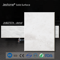 Plaque en surface solide acrylique Jestone JMB2757 - Plan de travail et dessus de meuble de salle de bain durables et imperméables pour usage intérieur