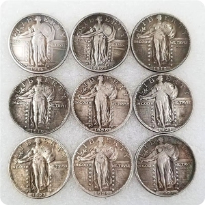 Moneda de la Libertad en Pie de 1923 - Coleccionable Conmemorativo de Cobre para Reuniones Festivas - Product Image 1