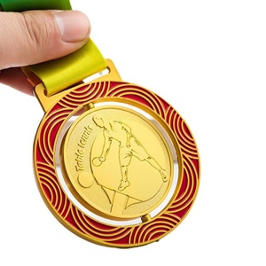 Medalla Deportiva Giratoria de Baloncesto Personalizada Creativa de Aleación de Zinc 3D con Eje Central Giratorio - Product Image 3