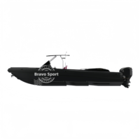 Bateau pneumatique Orca Hypalon à deux moteurs, certifié CE, coque en aluminium 5083 de 34 pieds, pour loisirs familiaux