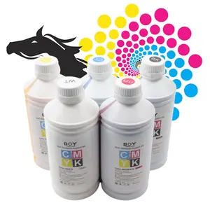 CMYK-tinta de pigmento a base de agua para impresora Digital de transferencia de calor, Color blanco, venta al por mayor