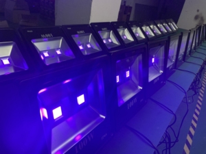 Outdoor Waterproof 100W LED UV Black COB Purple Projection Light IP65 <strong>DMX512</strong> <strong>Control</strong> Mode for Detection Bar Atmosphere - Product Image 4