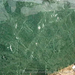 Fabricant et exportation de marbre vert forêt, nous traitons de grandes dalles aléatoires