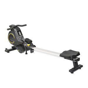 <span class=keywords><strong>Rameur</strong></span> magnétique silencieux 3 kg pour usage domestique, 8 niveaux <span class=keywords><strong>de</strong></span> résistance réglables, rail en aluminium, entraîneur complet du corps pour cardio à domicile - Product Image 2