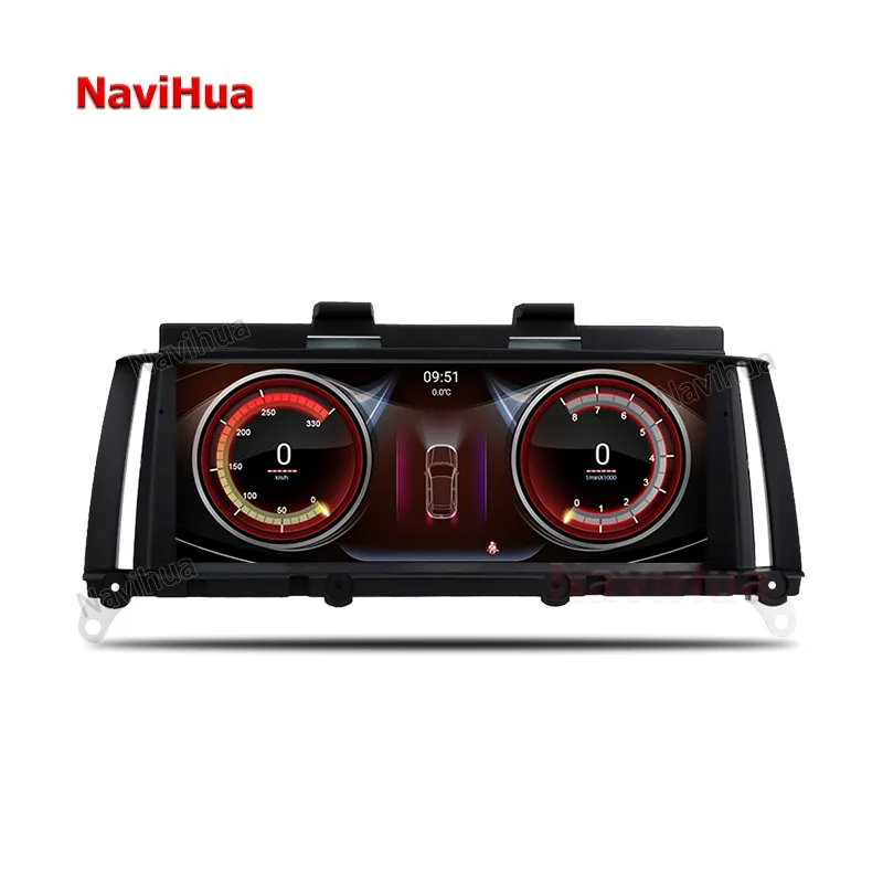 NAVIHUA araba android müzik seti multimedya GPS navigasyon sistemi araba radyo kafa ünitesi SWC araba DVD navigasyon oyuncu BMW X3 X4 F25